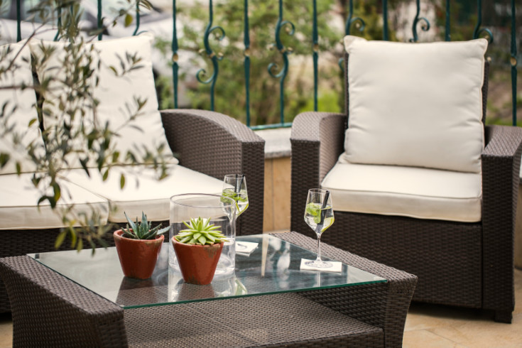 Wintergarten neu Terrasse Hotel LinderHof